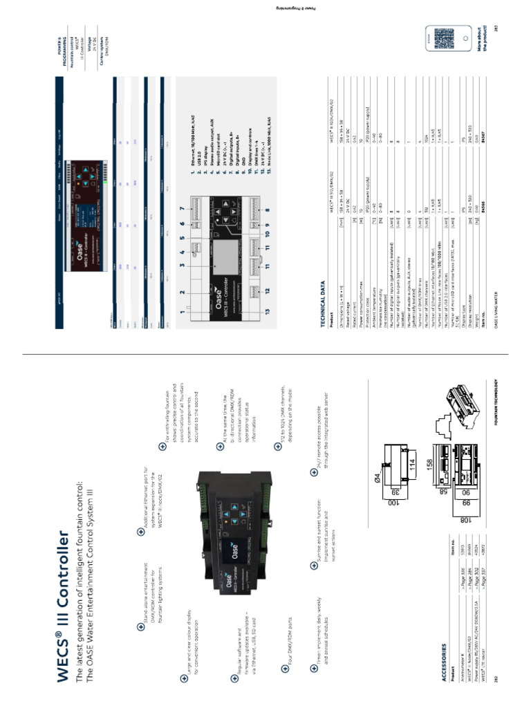 WECS III DMX Controller | PDF