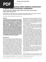 Discovery of Sequence Motifs Related To Coexpression of Genes Using Evolutionary Computation