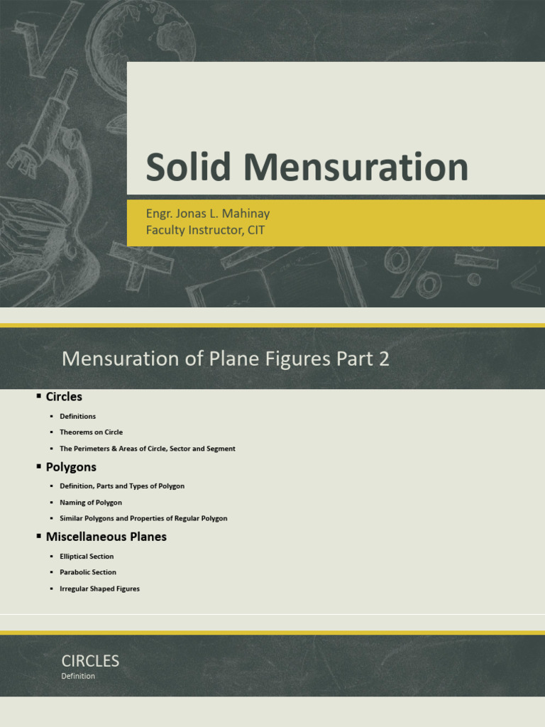 Module-2-Mensuration-of-Plane-Figures-Part-2-Circles-Polygon-and ...