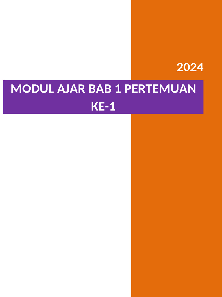 Modul Ajar Matematika Kelas III 2024 | PDF