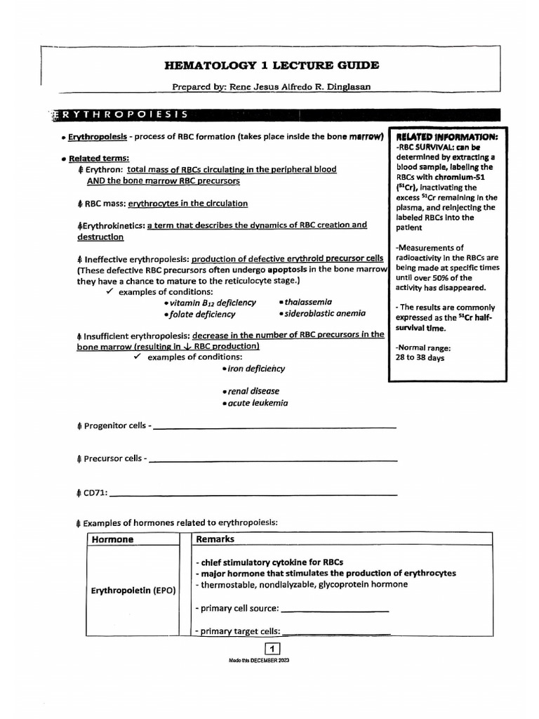 Hematology MTAP 200 | PDF