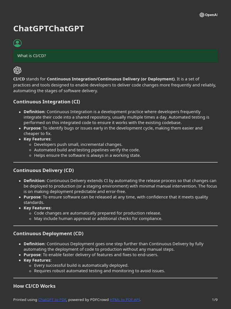Understanding CI/CD with GitLab | PDF | Cloud Computing | Software ...
