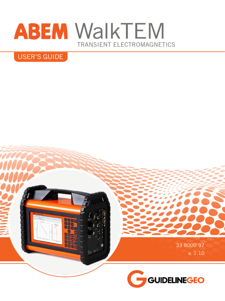 ABEM WalkTEM | PDF | Computer Keyboard | Electrical Connector