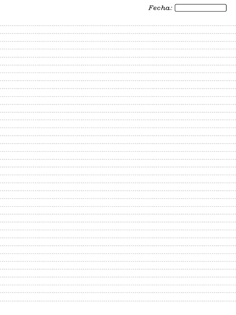 A4 Renglones Cuaderno Apuntes Simple | PDF