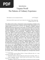 Virginia Woolf The Patterns of Ordinary Experience