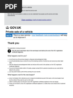 V890 SORN Declaration Form Guide | PDF | Vehicles | Government