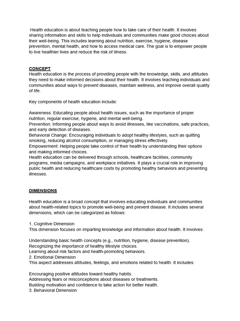 English 2 Pdf Health Education Hygiene