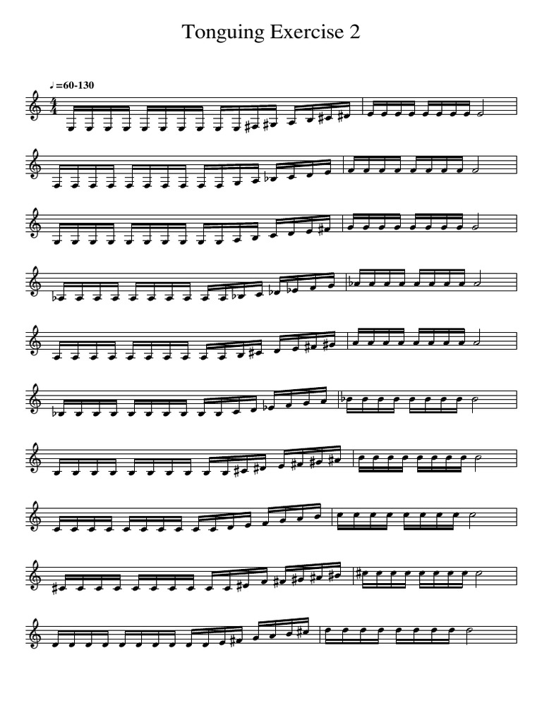 Tonguing exercise 2 pdf