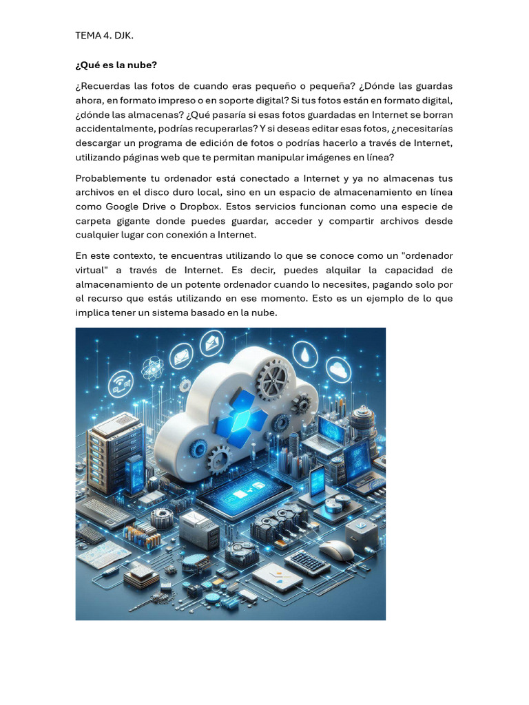 Introducción a la Computación en la Nube | PDF | Computación en la nube ...