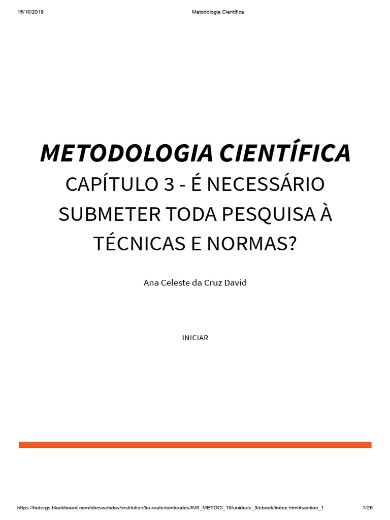 Técnicas e Normas em Pesquisa Científica | PDF | Método científico ...