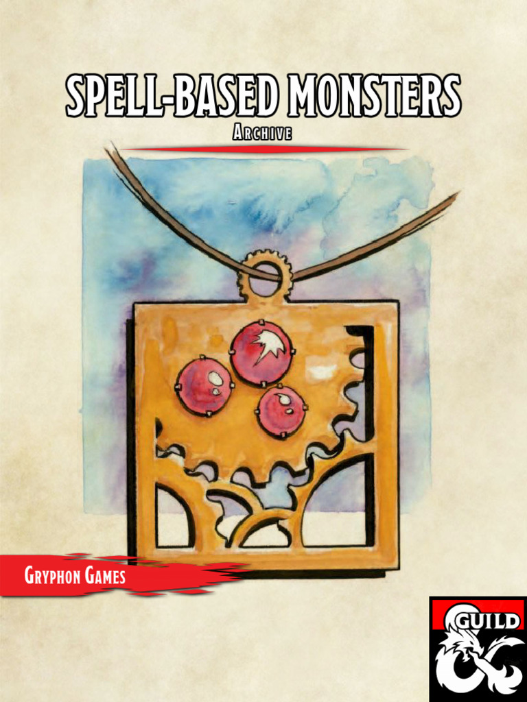Eberron's Archive: Living Spell Monster | PDF | Dungeons & Dragons ...