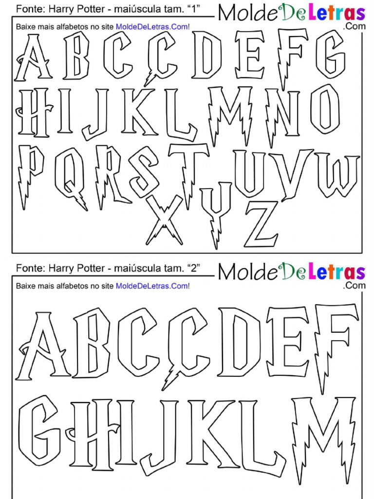 molde-de-letras-harry-potter | PDF