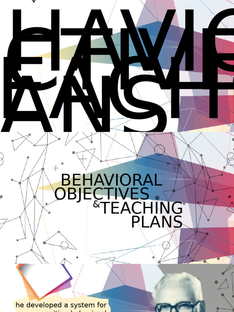 Writing Effective Behavioral Objectives | PDF | Learning | Anxiety
