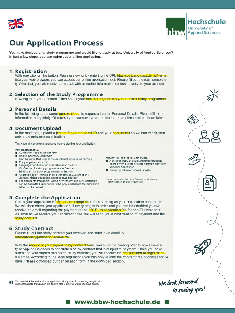 bbw University Application Guide | PDF