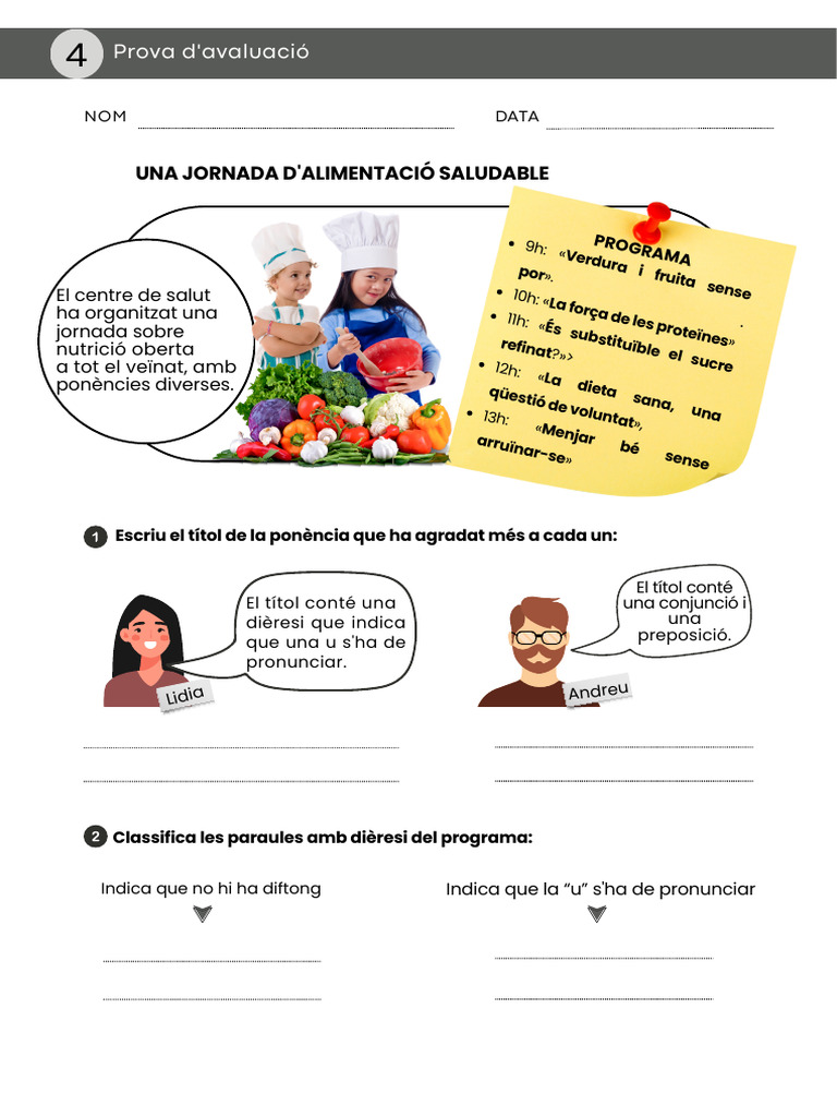 Control Valencià Tema 4 | PDF
