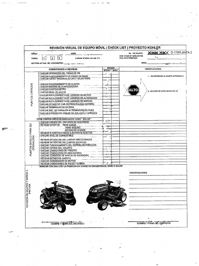 Tractor D-170 PLANTA 2 | PDF