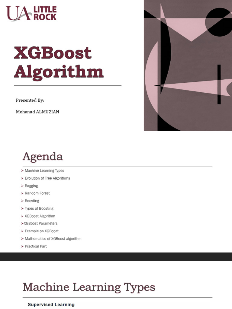 XGBoost Algorithm | PDF | Machine Learning | Algorithms