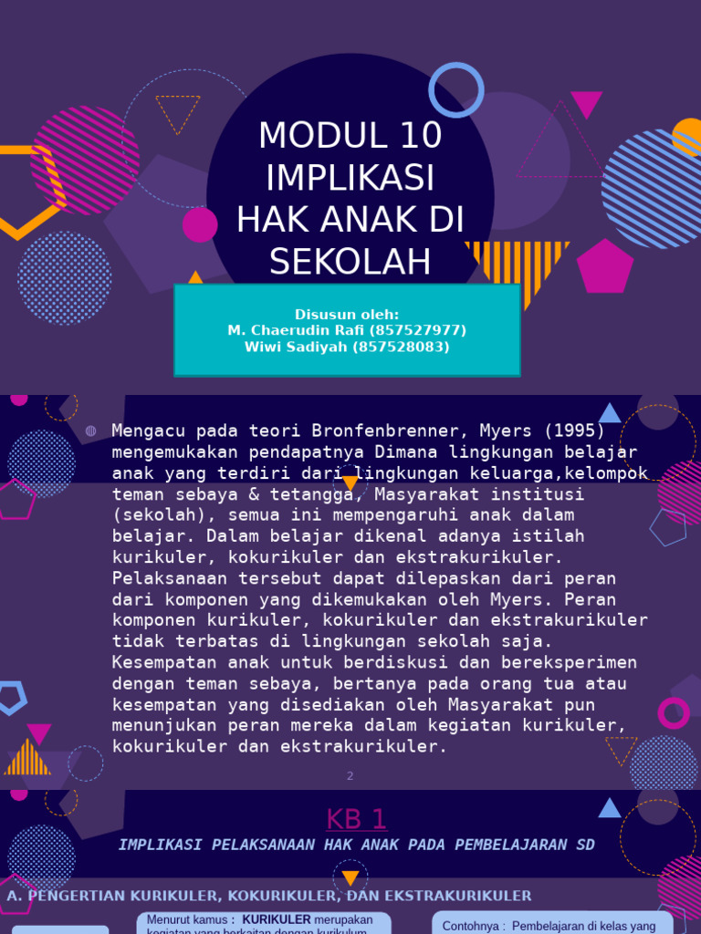 Implikasi Hak Anak dalam Pendidikan SD | PDF