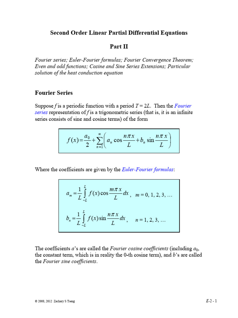 L Furie | PDF | Fourier Series | Trigonometric Functions