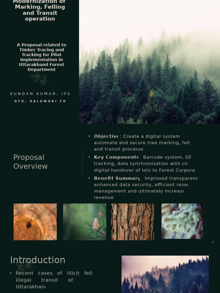 Modernization of Felling and Transit Operation | PDF | Barcode | Computing