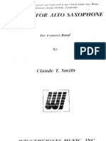 Fantasia For Alto Saxophone - Score