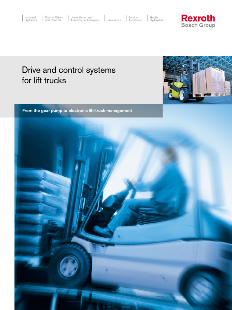 Lift Truck Drive and Control Systems | PDF | Pump | Elevator