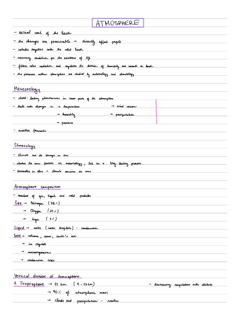 Atmosphere 2 | PDF