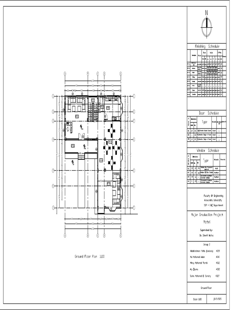 Alexandria University Engineering Plans | PDF