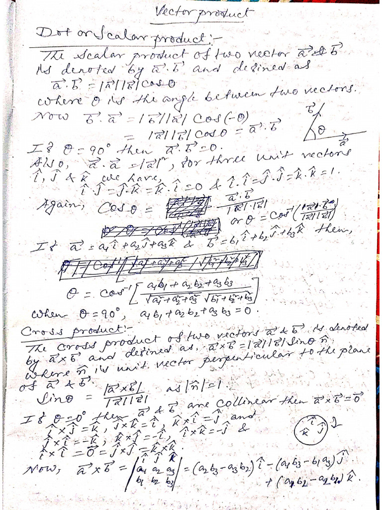 Vector Note | PDF