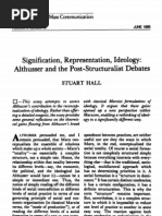 Download Stuart Hall - Signification Representation Ideology - Althusser and the Post-Structuralist Debates by Rogrio Machado SN81934831 doc pdf