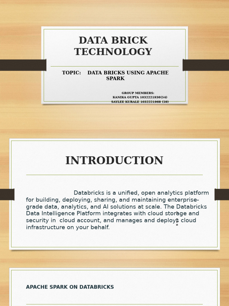 Databricks with Apache Spark Overview | PDF | Cloud Computing | Apache ...