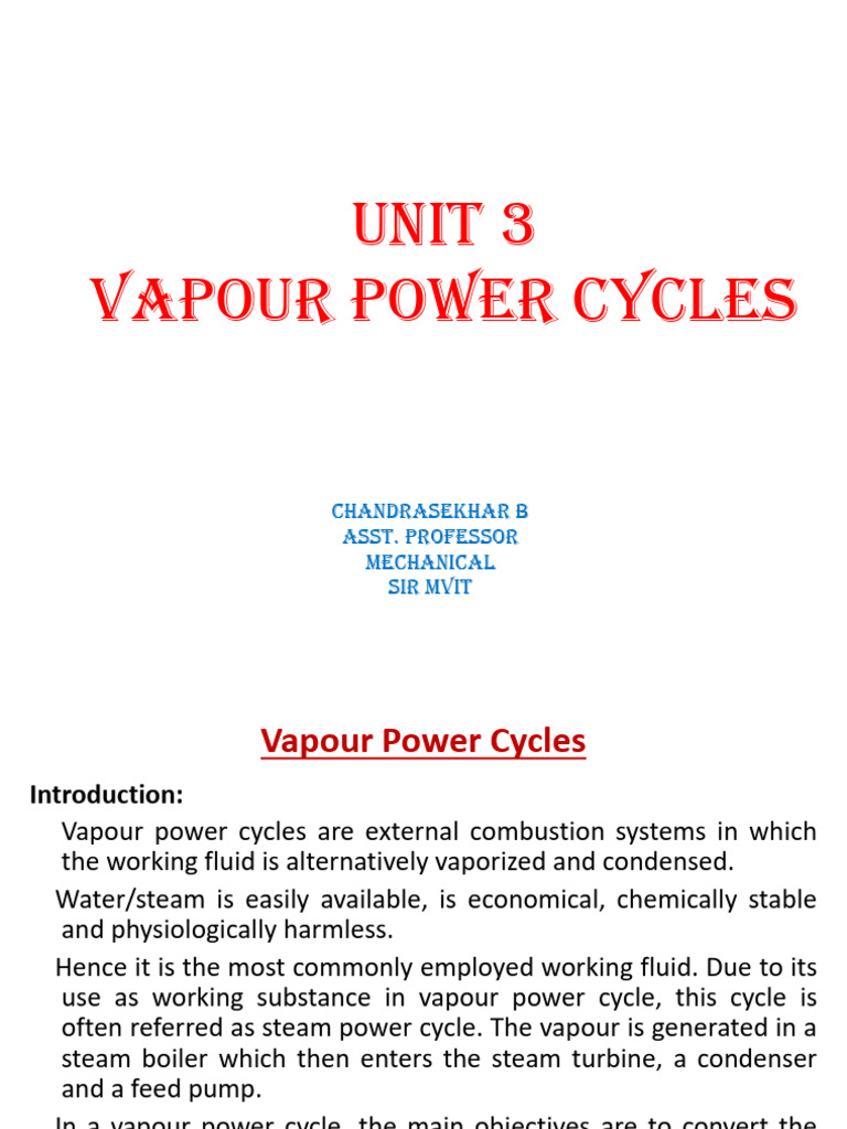 Module-3 Vapour | PDF | Steam | Boiler