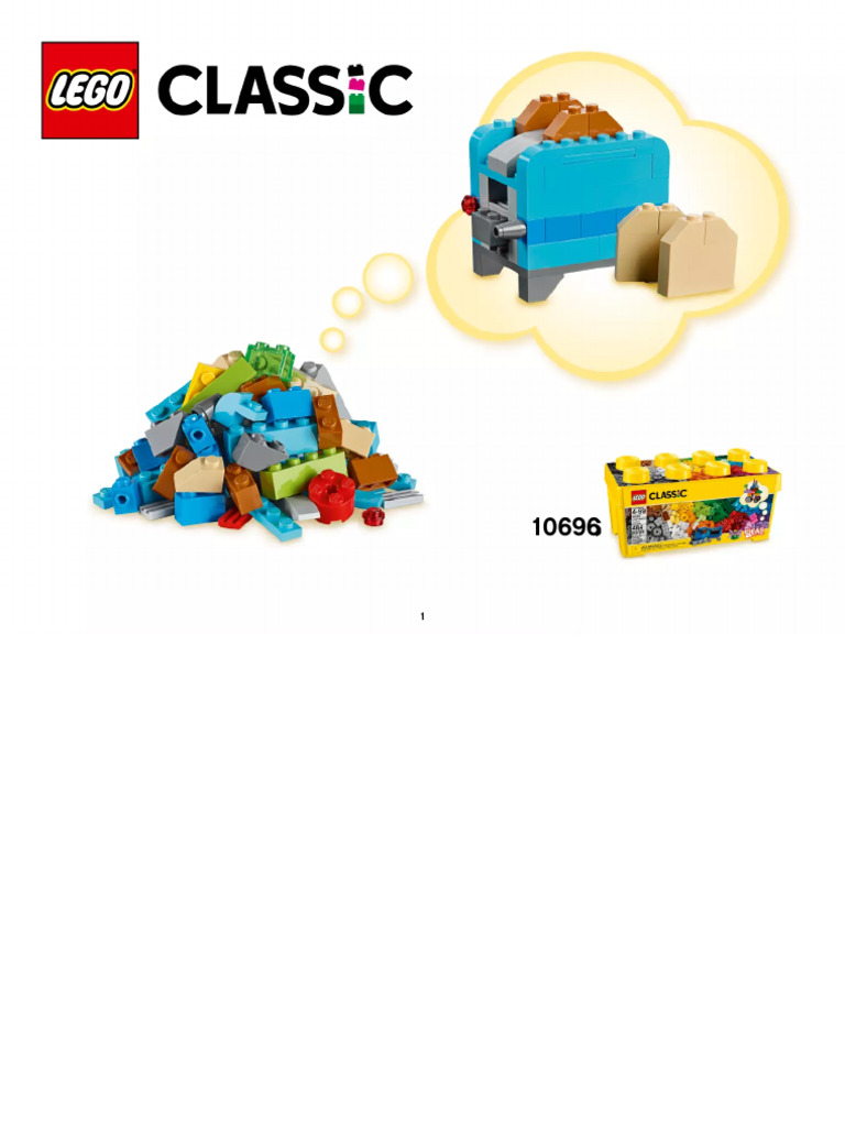 Manual de Instruções Lego Classic 10696 (18 Páginas) | PDF