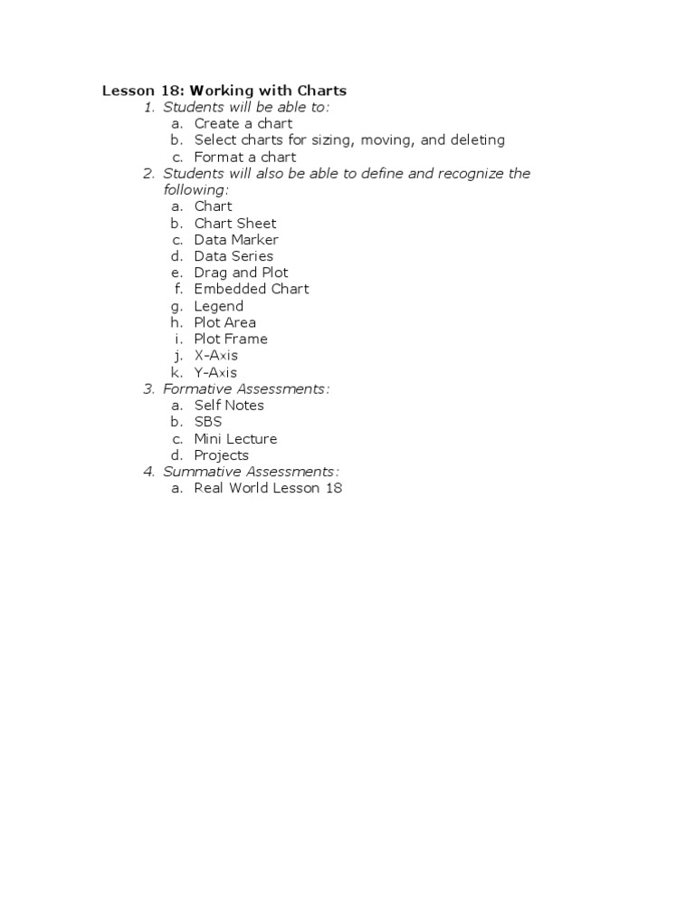 Mastering Chart Creation and Formatting | PDF