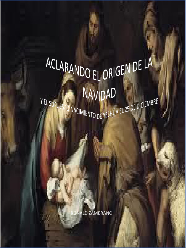 Origen de la Navidad y Yeshúa | PDF | Jesús | Navidad