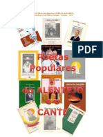 Poetas Populares Do Alentejo e o CANTE