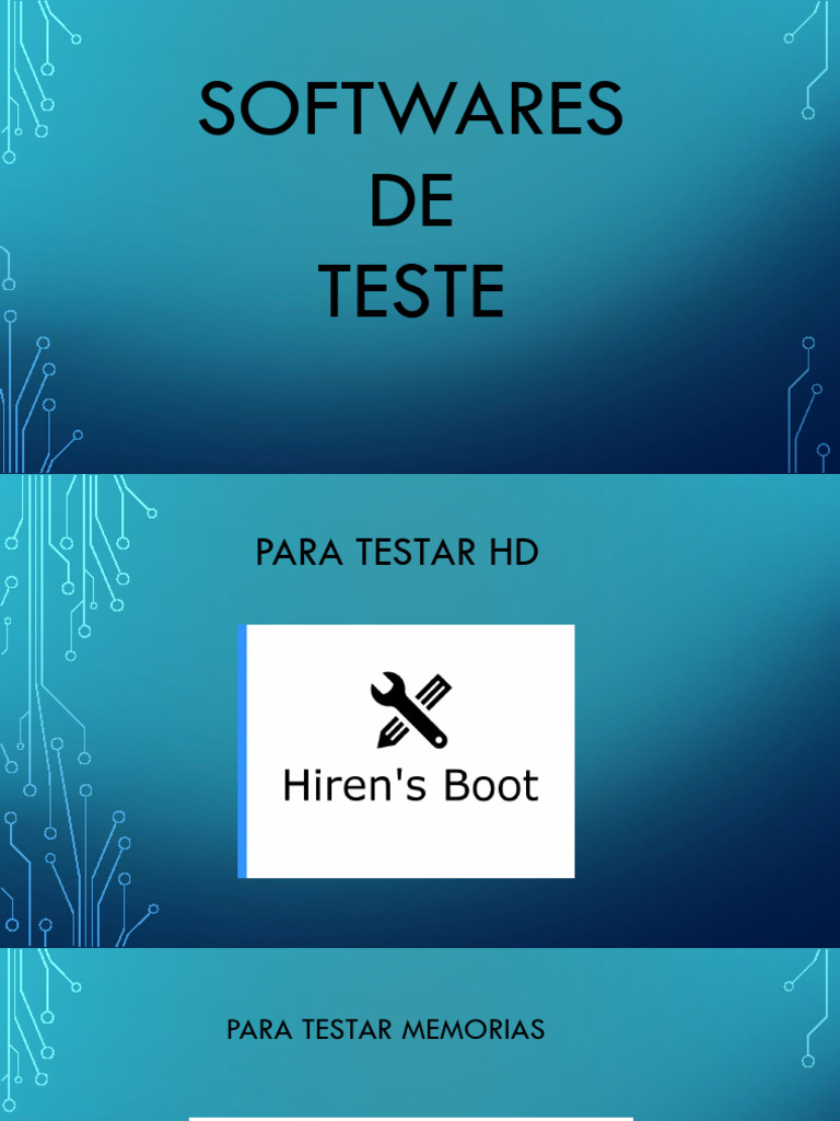 Softwares para Teste de HD e GPU | PDF