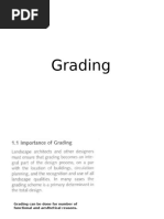 SITE GRADING and LANDFORM DESIGN SITE GR | PDF | Slope | Contour Line