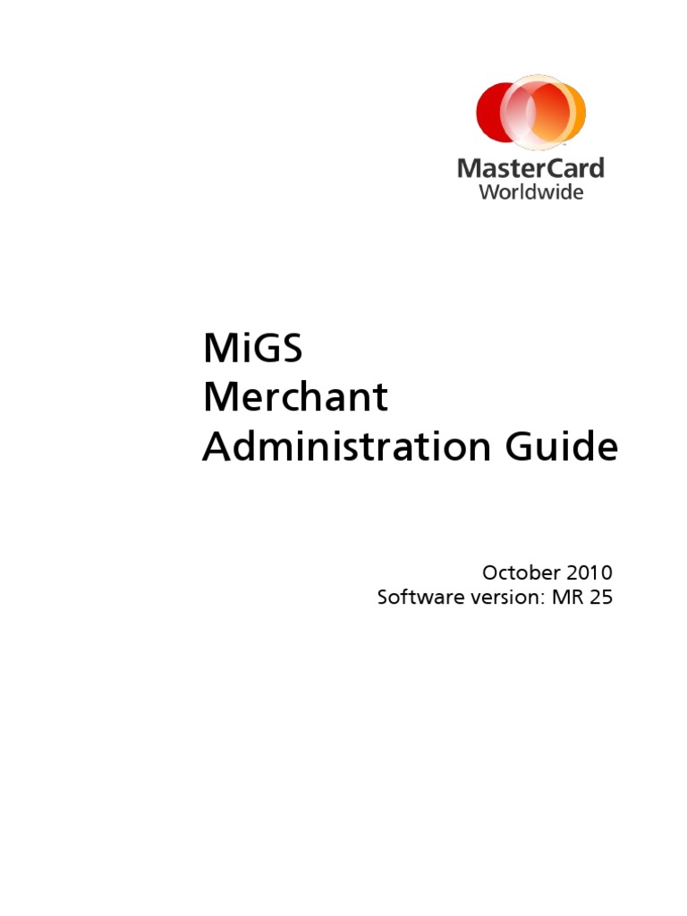 Master Card Merchant Admin Guide MR 25 | PDF | Credit Card | Invoice