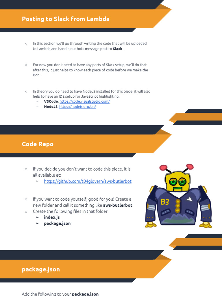 Post to Slack from AWS Lambda Guide | PDF | Computing | Computer ...