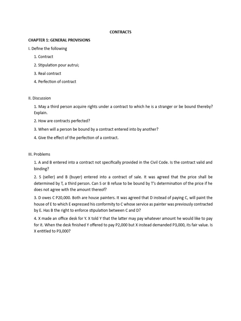 Comprehensive Guide to Contract Law | PDF | Business Law | Justice