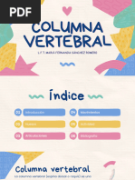 Anatomía de la Espalda y Columna | PDF | Vértebra | Articulación