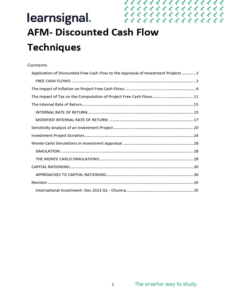 M3._Environment___Risk | PDF | Net Present Value | Internal Rate Of Return