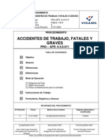 Procedimiento Accidentes de Trabajo Fatales o Graves