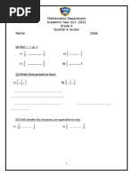 Grade 1 Answer Sheet 1-30 | PDF