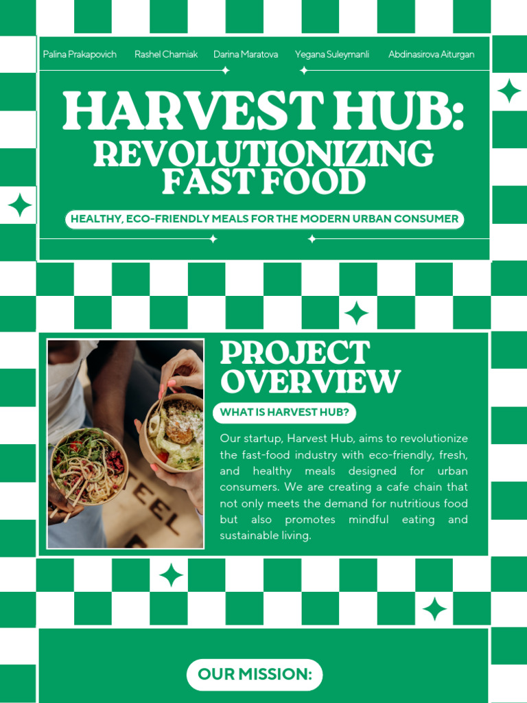Green and White Retro Modern Fast Food Presentation PDF | PDF | Fast ...