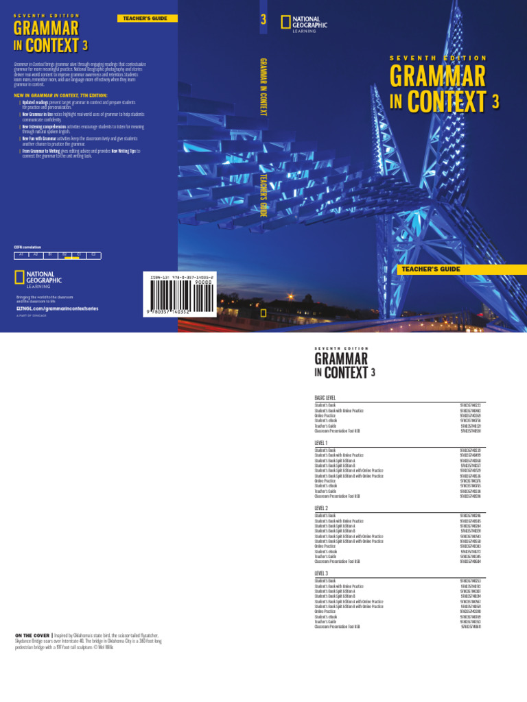 Grammar in Context 3 Teacher's Guide | PDF | Reading Comprehension ...