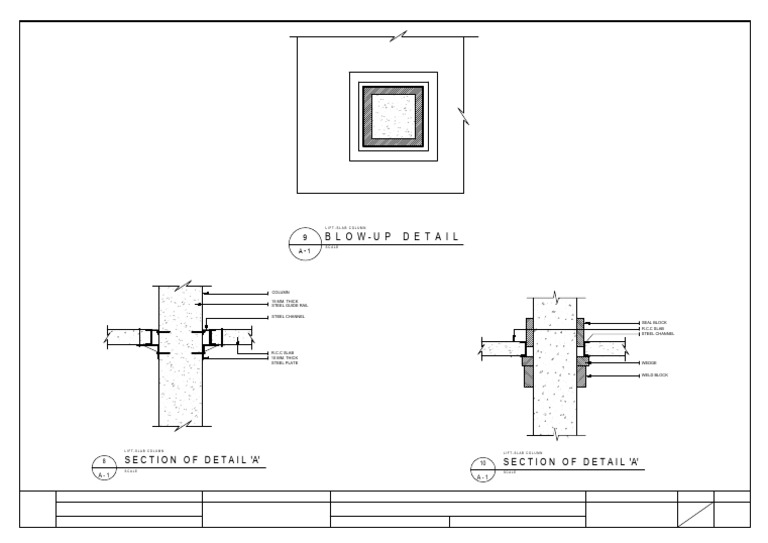 Lift Slab Column Details | PDF