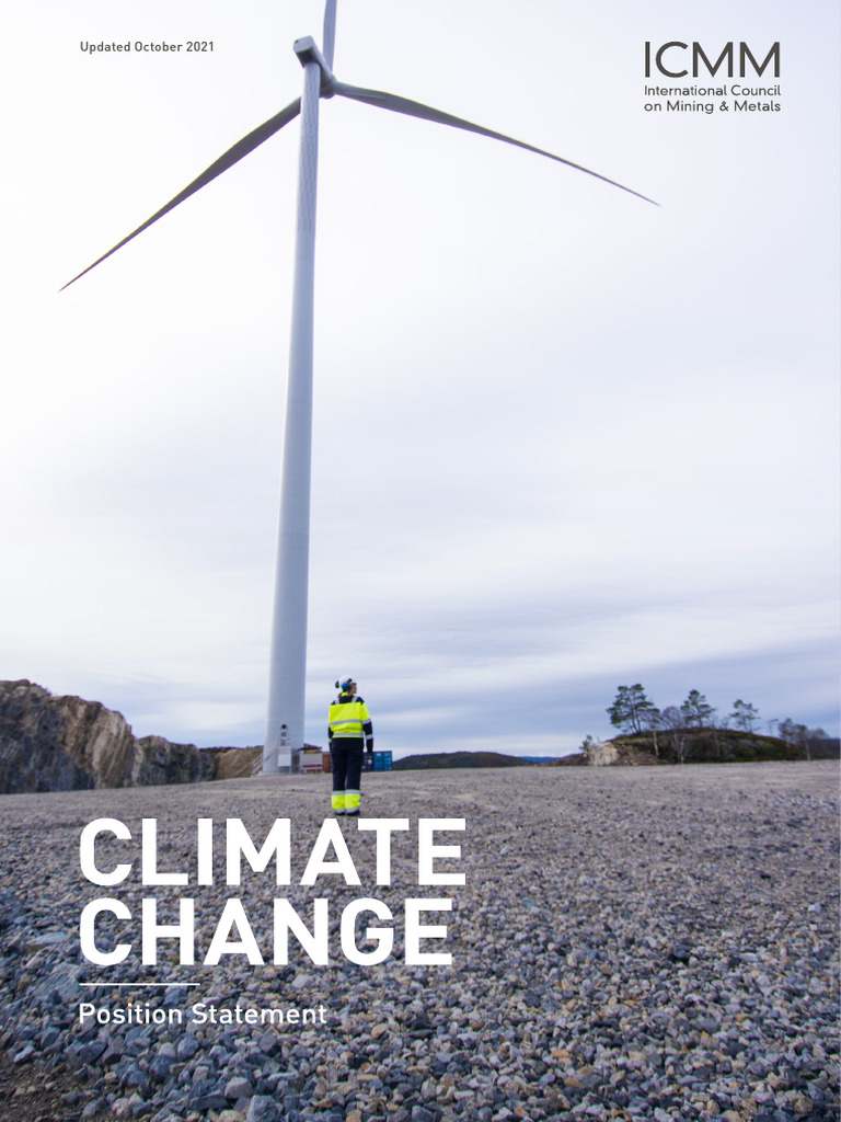 ICMM Climate Change Position Statement | PDF | Climate Change ...