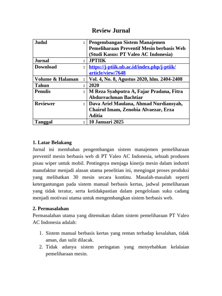 Review Jurnal-RPL | PDF